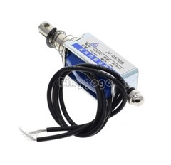 DC12V 300mA JF-0530B 5N/10mm Pull Push Type DC Solenoid Electromagnet
