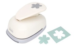 Bira Craft 3 Inch Cherry Blossom Shape Lever Action Punch Paper Scrapbook
