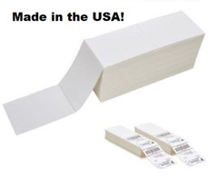 4000 Labels 4×6 Fanfold Direct Thermal Shipping Packing Labels Perforated