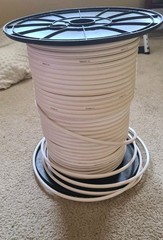 Perfect Vision 1000 Feet Single RG-6 75 Ohm Coaxial Cable Solid Copper REEL READ