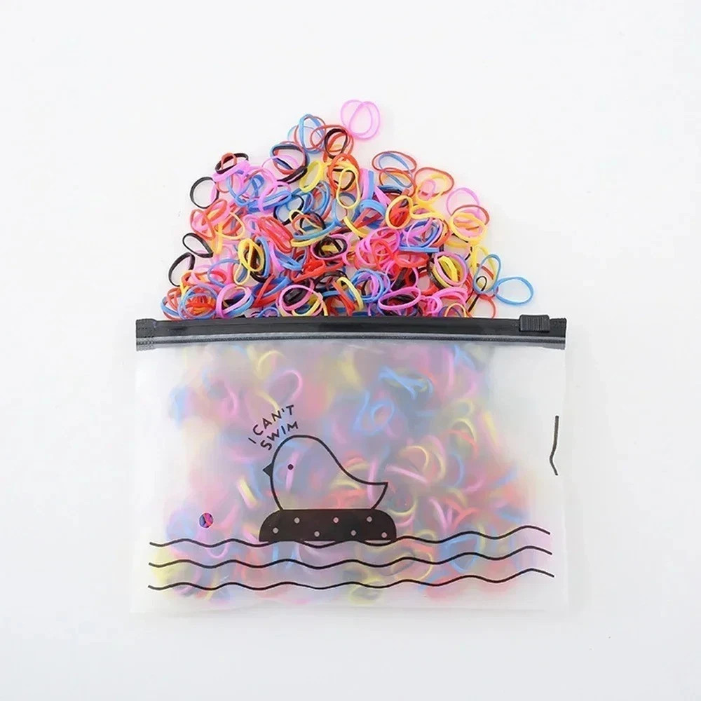 1500 Strong Elastic Rubber Bands Assorted Colours Sizes Home, School and Office