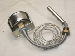 0-120 Degrees stainless Steel Thermometer analog panel mount C F temperature gag