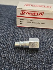 (QTY 10) DynaFlo 430026 Fastenal 3/8″ x 3/8″ NPT Female Steel Industrial Plug