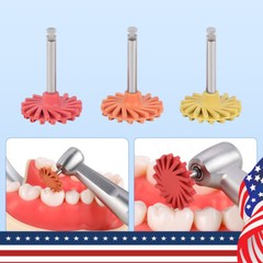 AZDENT Dental Composite Diamond Polishing Burs Disc Coarse/Medium/Fine RA 2.35mm