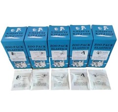 5000 Pcs Dental Ortho Elastics Rubber Bands 3.5 OZ Light Zoo Pack Latex Braces