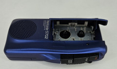Olympus Pearlcorder S702 Microcassette Voice Recorder FOR PARTS NOT WORKING