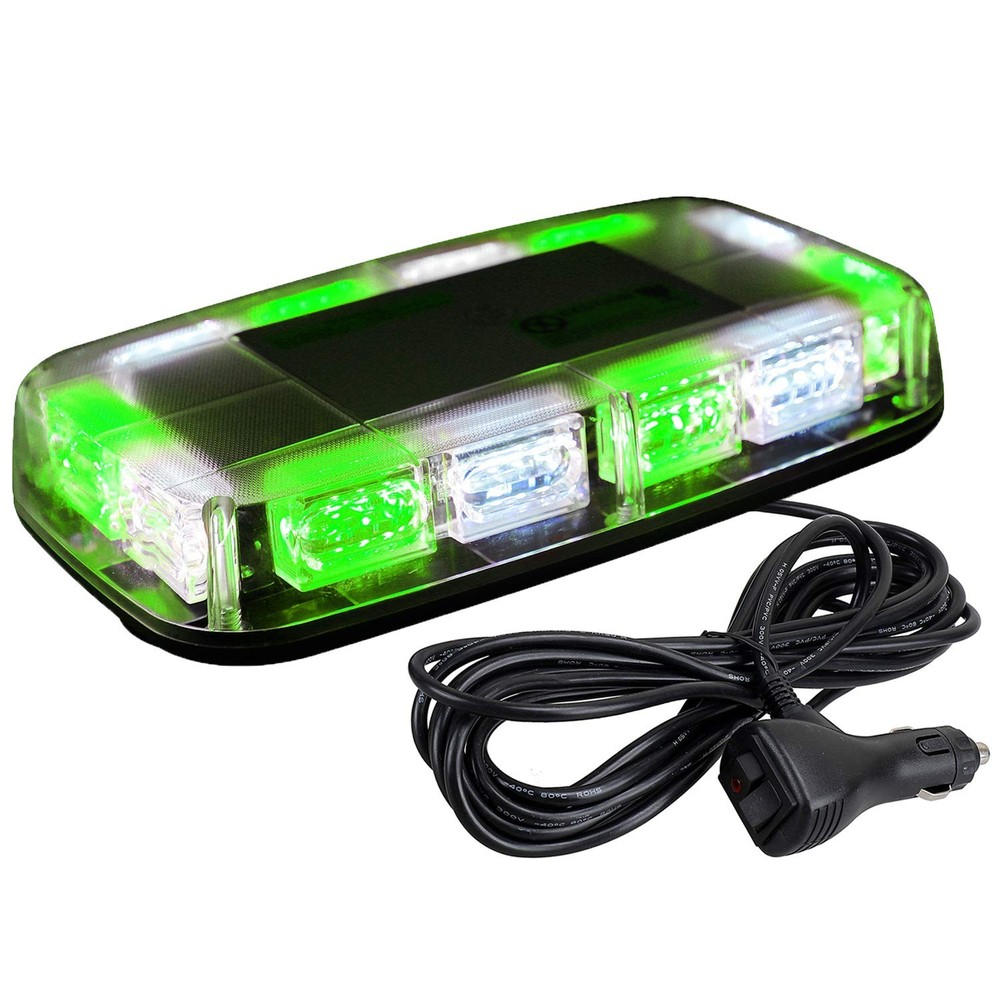 ASPL 48LED Roof Top Strobe Lights, High Visibility Emergency Green/White