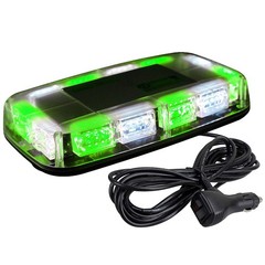 ASPL 48LED Roof Top Strobe Lights, High Visibility Emergency Green/White