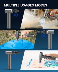 Compressed Air Duster 130000RPM High-Speed Electric Air Duster, 4-Gear Jet Dr…