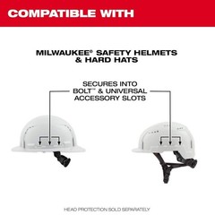 Milwaukee BOLT Earmuffs with Noise Reduction Rating of 24 dB 48-73-3250