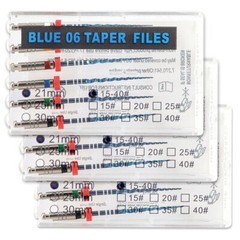 Dental Niti Rotary Files Endodontic V Blue Engine Use Root Canal Files 21/25mm