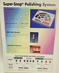 Shofu #L520 Super-Snap Finishing Mini Disks Safe Side Down DARK YELLOW 50/Box