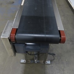 7-1/2″ Wide x 58″ Stainless Steel Variable Speed Slide Belt Conveyor 220V 1Ph