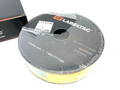 LabelTac LT101HP Pro Model High Perf. 10 Year Vinyl Label 1″ x 150′ /Roll Yellow