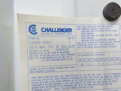 Challenger SLB20 Breaker Load Center Enclosure 200A 120/240V 1PH 3R Rainproof