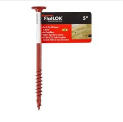 100 Count Timber Screws FlatLOK 5” Structural Wood Screw TORX T40 ICC-ES AC233