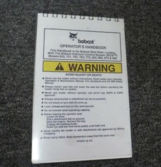 Bobcat 773 853 Skid Steer Loader w/ BICS Control System Owner Operator Manual