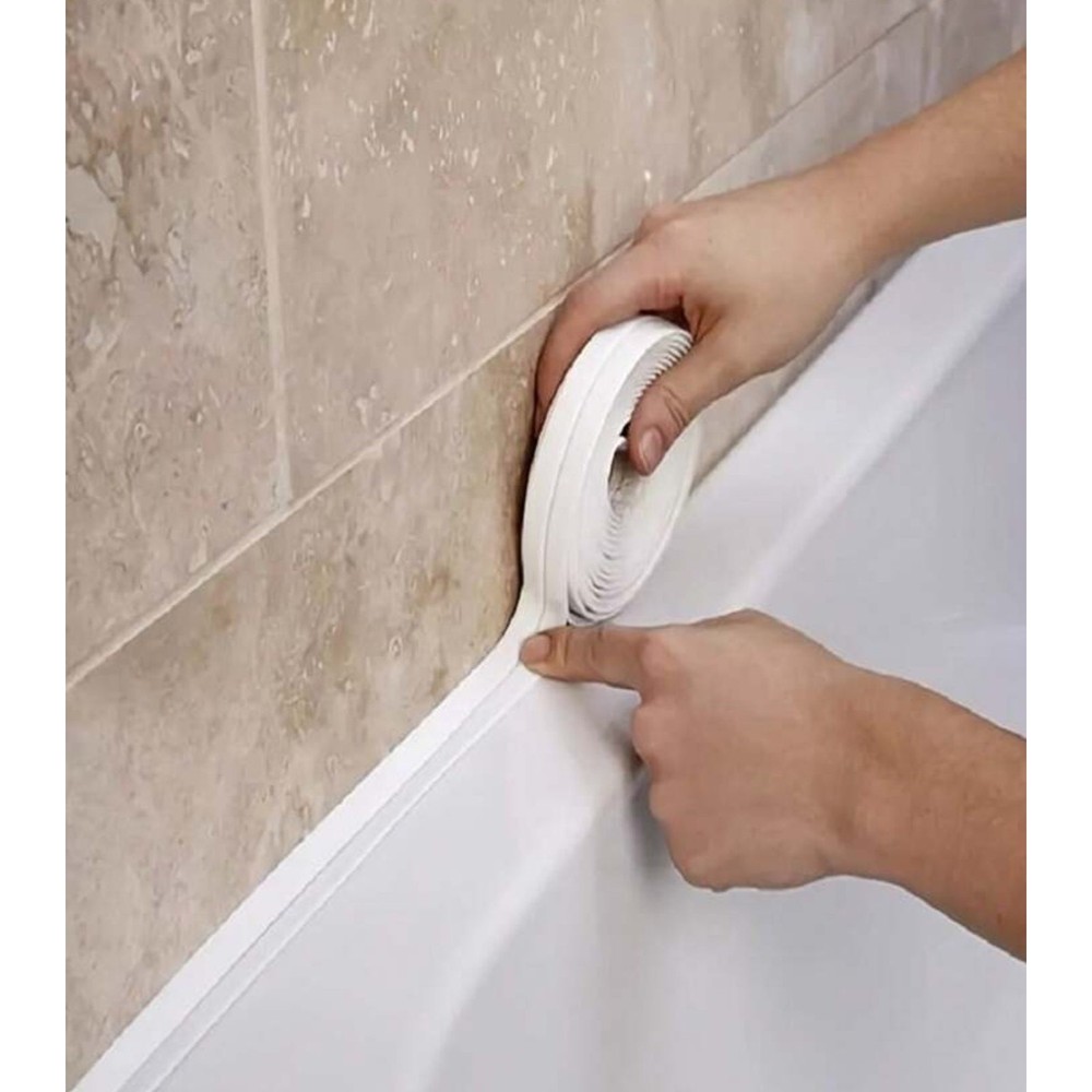 Waterproof Caulk Tape For Kitchen/Bathroom/Tub/Tile Seam 3 Pack 5.5ft x 1.4″
