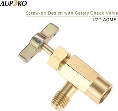 Self-Sealing Can Tap with Tank Adapter, 1/2’’ to 1/4’’ SAE Refrigerant Can B