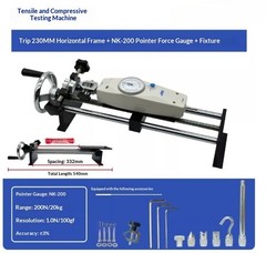 Horizontal Hand-Crank Tensile Tester Base Test Stand Laboratory Testing Machine