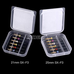 AZDENT Dental Endo Root Canal NiTi Super Rotary Files Engine Use SX-F3 25mm/21mm
