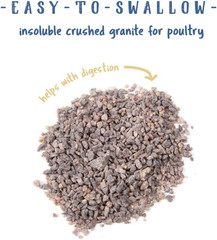 Chicken Grit with Probiotics – Crushed Granite Grit for Backyard Chickens, Suppo