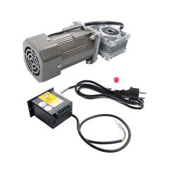 Worm Gear Motor with Speed Controller 120W 110V 80K 18RPM CW/CCW 14mm Shaft
