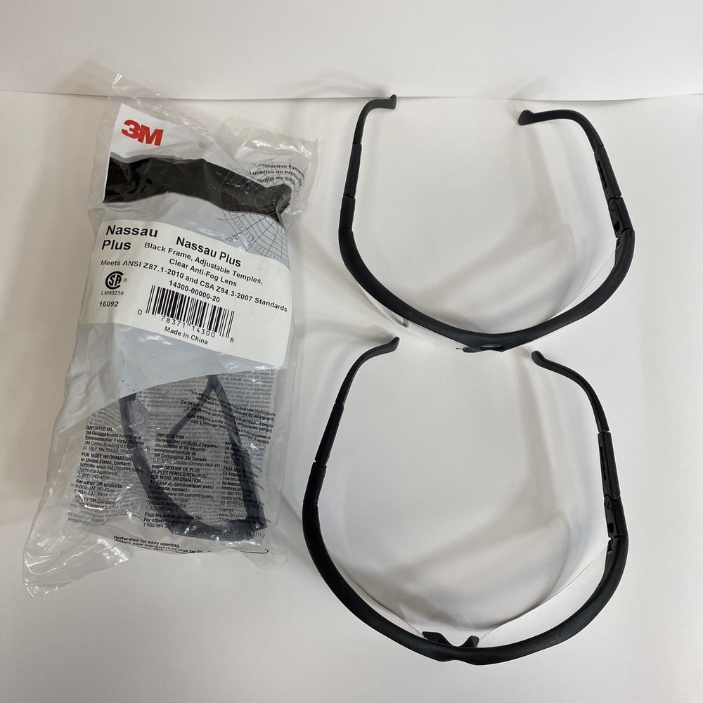 Protective Glasses Nassau Plus Anti-Fog Adjustable 3 Sets of Glasses
