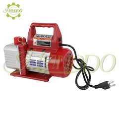 4CFM Air Vacuum Pump Rotary Vane HVAC A/C Refrigeration Kit Gauge 1/3HP