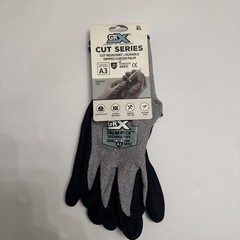 GRX Cut Series Work Gloves 10 Pairs Mens XL A3 Cut Resistant Dipped Palm 733XL