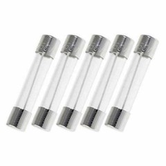 Pack of 5, MDL 2 MDL 2A or MDL-2BC 125v/250v Slow-Blow Time Delay Glass Fuses, 2