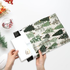 100Pcs 10×13 Inch Christmas Poly Mailer Packaging Bags for Winter Small Business