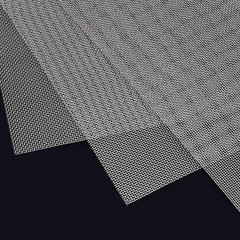 Durable 304L Stainless Steel Wire Mesh Sheets – 1mm Aperture – 12×8 in Pack of 3