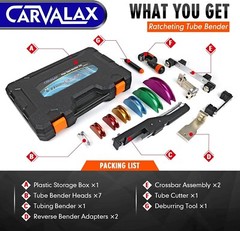 Versatile Hand-Powered Pipe Bending Kit – Compact and Durable with Storage Case