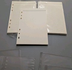 Vtg 1990s-2000s Authentic Louis Vuitton GM Agenda Refill Pages & Plastic Pockets