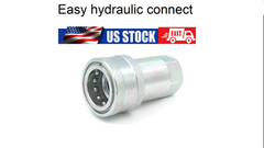 1/2″ NPT Thread 1/2 Flat Face Hydraulic Quick Coupler Set Bobcat Skid Steer TL23