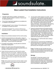 Soundsulate 1 lb Mass Loaded Vinyl MLV, Soundproofing Barrier 7 SIZES