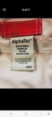 HAZMAT Alpha-tec CHEMICAL SPLASH DUSTER..**slightly used**