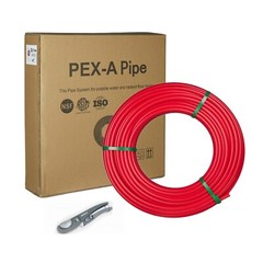 EFIELD 3/4″ x 300ft RED Pex-A Pipe/Tubing for Potable Water with Pipe Cutter