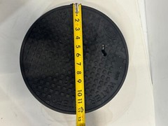 DFW ROUND WATER METER COVER CIRCULAR ROUND 800 SPRING LOCKING 12″ NEW