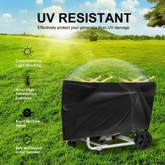 Heavy Duty Generator Cover Waterproof Oxford Fabric Universal Fit