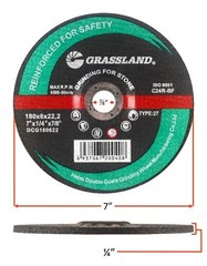 Grinding Disc, Masonry Concrete Grinding Wheel – 7″ x 1/4″ x 7/8″ – T27