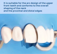 30/50p Dental Contoured Anterior Matrix Bands Restoration Strip Twin Matrices M8