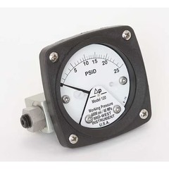 Midwest Instrument 120-Sa-00-Oo-25P Pressure Gauge, 0 To 25 Psi