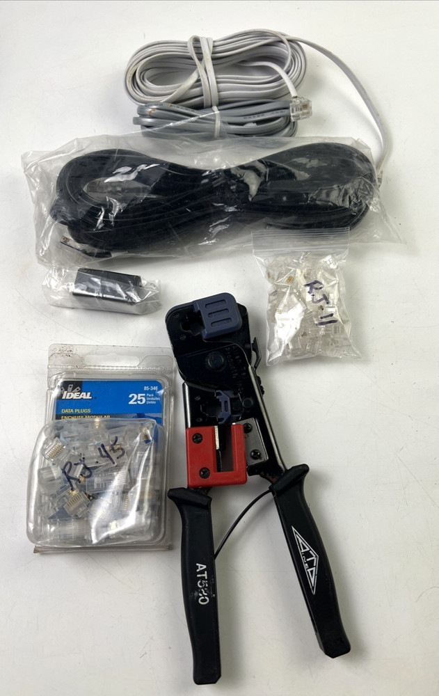 ATP Inc.- AT580 Multi-Function Telephone Crimp Tool Plus More! RJ-11 RJ-45