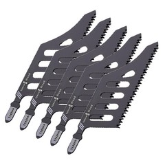 5x Flush Cutting Jigsaw Blade Irregular Curve Saw Blade with Handle for Wood US/