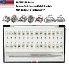 Dental Orthodontic Self Ligating Brackets Damon Q Clear Ceramic Metal Roth MBT