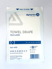 Dynarex General Purpose Towel Drape Sterile 18 W X 26 L Case of 50 / Code 4410