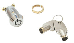 On/Off Key Switch Lock w/Two Alike Keys – Removable in On or Off – 30-10078 NEW!