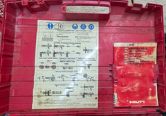 Hilti DX 460 Powder Actuated Fastening Tool Nail Gun With Case And Few Extras